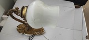 Stara lampa (kinkiet) mosiężna 