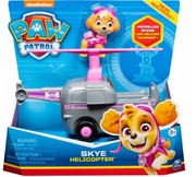 PSI PATROL - SKYE - FIGURKA + HELIKOPTER, NICKELODEON, SPIN MASTER, UŻYWANY
