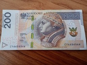 Banknot 200 zł kolekcjonerski