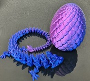 Smok 3D Crystal Dragon 43 cm + smocze jajo w 7 wariantach kolorystycznych