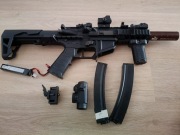 KIng Arms PDW 3x mag ładowarka 2x kolimator 