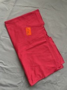 Kupon tkanina materiał bawełna single jersey 85 x 190 cm ciemny czerwony