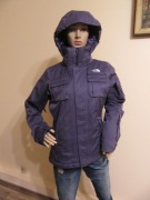 THE NORTH FACE HYVENT damska kurtka narty snowboard fioletowa_ S