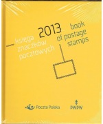 Księga znaczków pocztowych ze znaczkami czystymi z 2013 roku