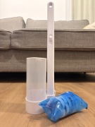 Higieniczna szczotka do WC z wymiennymi końcówkami – zestaw 6 wkładów