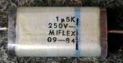 Kondensator foliowy MIFLEX 1,5uF 250V