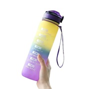 BUTELKA NA WODĘ BIDON Z MIARKĄ Z PODZIAŁKĄ 1000ML 1L