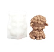 OWIECZKA Wielkanoc forma silikonowa 7.5*5.5 do Świec Wosku Mydła Odlewów 