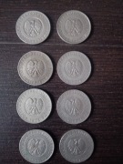 Monety "Wieżowiec i kłosy", różne rocznik