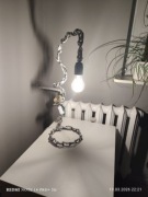 Lampka zdobiona typu Loft Rękodzieło 