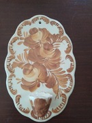 Fajansowy świecznik na ścianę 