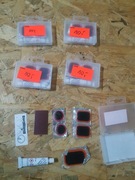 Łatki zestaw do klejenia w pudełku kpl 7szt +klej+