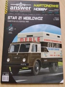Model kartonowy Star 21 meblowóz