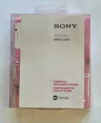 Słuchawki SONY MDR-ZX110 różowe 