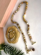 „Pustynna Harmonia” – zestaw naszyjnik + bransoletka z jaspisu