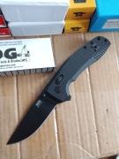 Nóż składany SOG TAC XR Serrated - Blackout