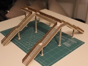 H0 1:87, Przejście nad torami – wariant 3.