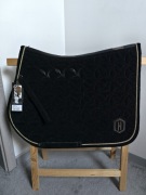 Czaprak skokowy Eskadron velour emblem czarny Full Vs