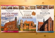 PELPLIN – ZAMEK MALBORK – KOŚCIÓŁ WNMP W ŻUKOWIE – zestaw 3 przew. ilustr.