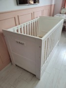 Łóżeczko białe Pinio