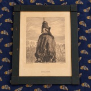 Belling – oryginalna rycina XIX w. 37x44 cm