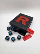 Małe pudełko na kości do deckboxa do gry Pokemon TCG - Team Rocket