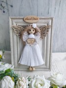 Anioł Stróż makrama rękodzieło 