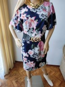 Elegancka sukienka w kwiaty M – romantyczna, idealna na wesele, komunie