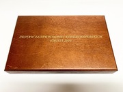 Pudełko kaseta na komplet ZŁOTYCH monet NBP z roku 2010