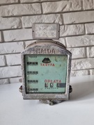 Zabytkowy taksometr HALDA | Oryginalny mechaniczny licznik taxi | Vintage