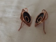 Kolczyki miedziane - Miedż art.jewellery