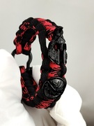 Bransoletka Męska Pleciona Sparta wiking wojownik survival hełm 21 cm