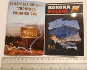 Zestaw dwóch książeczek: Korona Polski i Korona Gór Polski KP KGP