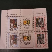 NRD   800 Jahre Leipziger Messe znaczki  kasowane 