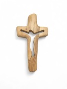 krzyż z drewna oliwnego ręcznie wykonany 16 cm