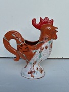 Ceramiczny dzbanek w kształcie koguta wys 18 -16 cm 