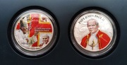 USA 2 x 1$ JAN PAWEŁ II Ag 999  JEDYNY ZESTAW!!! 