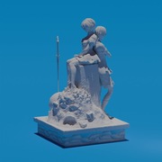 Figurka 2B i 9S z NieR Automata