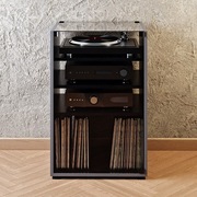 Szafka audio regał hifi na gramofon płyty winylowe