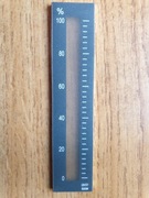 LISTWA Z SKALĄ W PROCENTACH SKALA LISTWA PODZIAŁKA