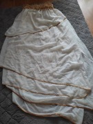 Firana na karnisz 10m przypinana na żabki.