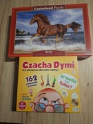 Gra Czacha Dymi i puzzle castorland 500