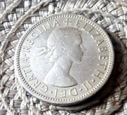2 SHILLINGS 1962 r Wielka Brytania