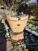 Antyczny pudełko na cylinder kapelusz