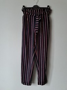 Pull&Bear spodnie paski S/36 czarne