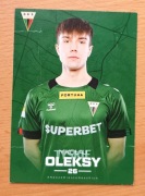 Oficjalna karta klubowa GKS Tychy 2022/23 Mikołaj Oleksy