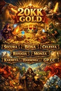 Tibia GOLD 20KK – Pewna dostawa | 7 serwerów | GP / CC