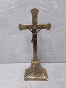 Stary krzyż krucyfiks secesja 