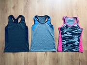 Damski top koszulka termoaktywna sportowa, rozm.S/M, 3 sztuki