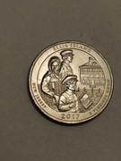 Moneta okolicznościowa USA 1/4 dolara 2017r. Wyspa Ellis